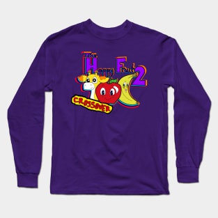 Happy Fruit 2 and Jeff Crossover Long Sleeve T-Shirt